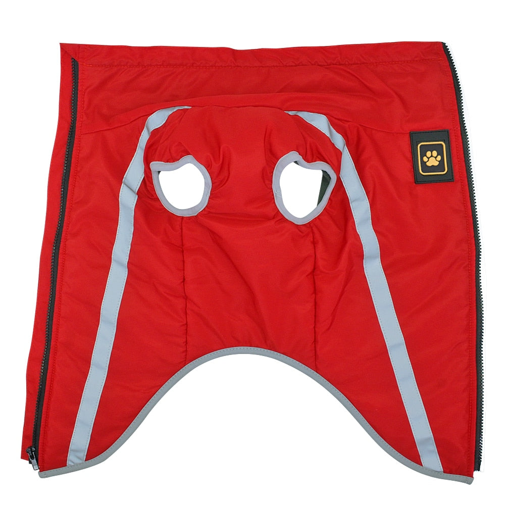 Waterdichte grote hondenkleding
