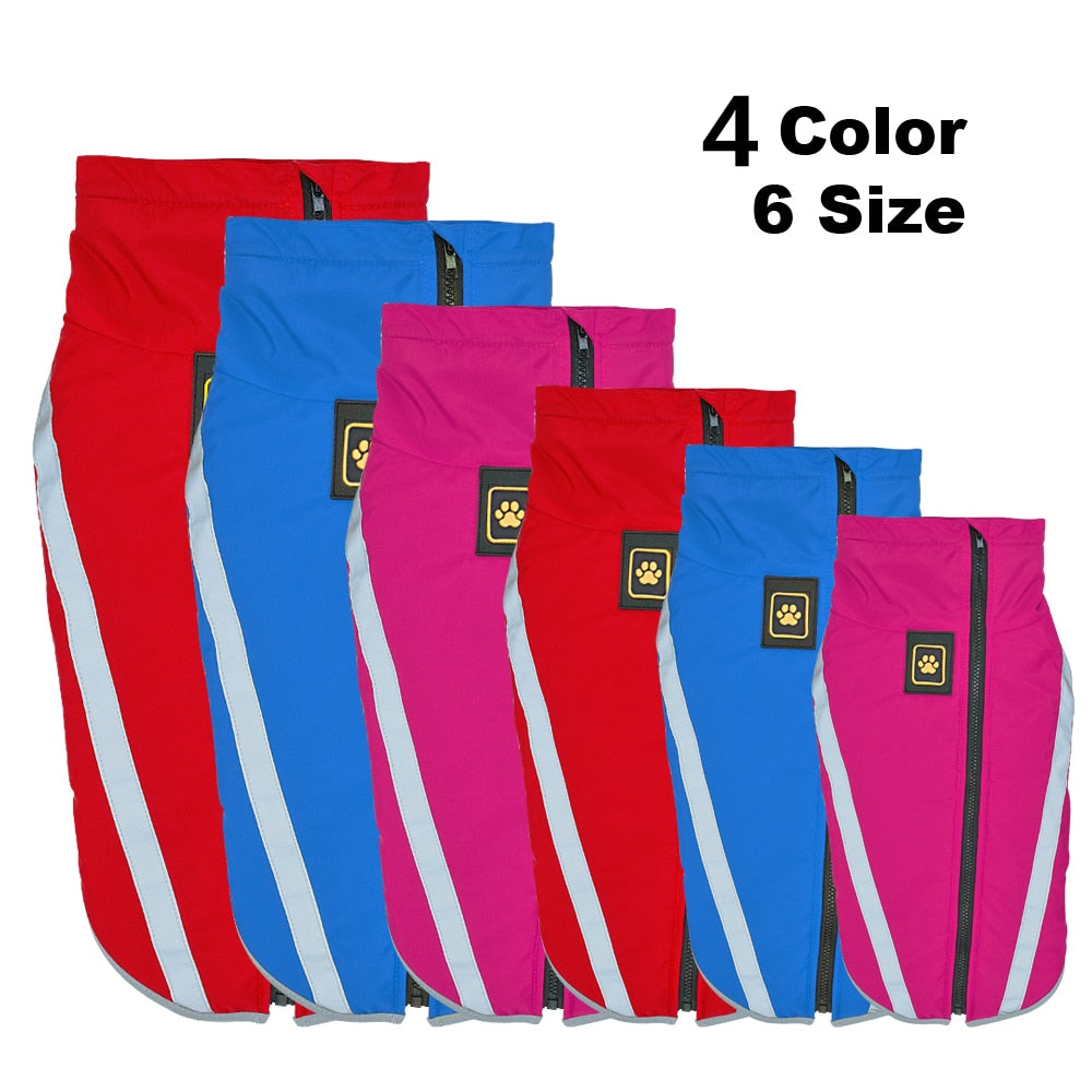 Waterdichte grote hondenkleding