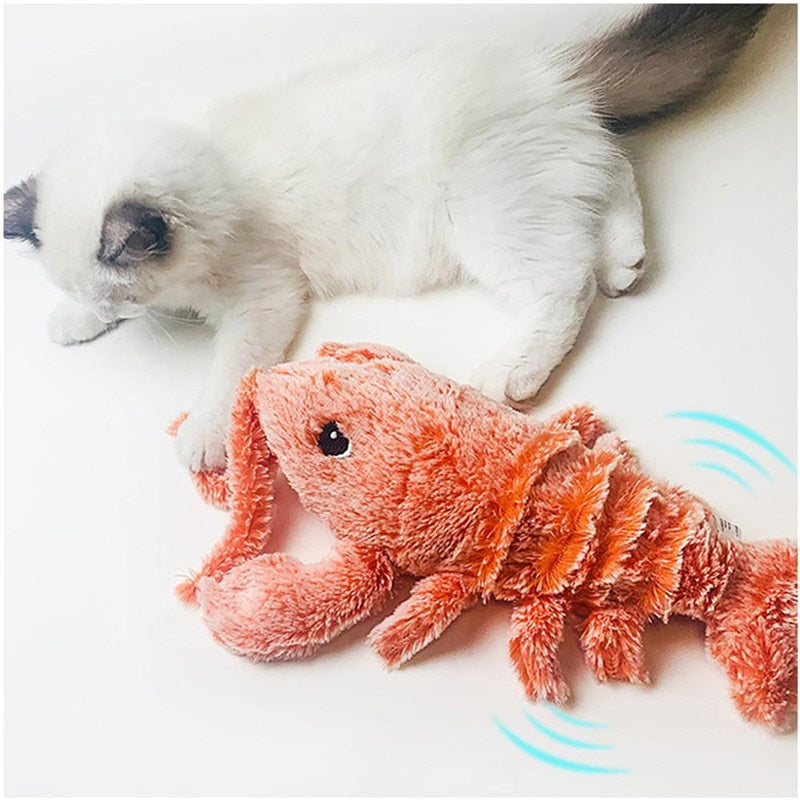 Kreeft pluche piepspeeltje voor honden & katten