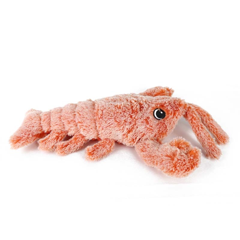 Kreeft pluche piepspeeltje voor honden & katten