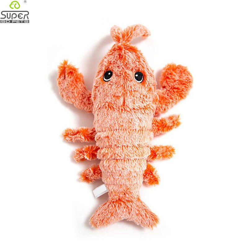 Kreeft pluche piepspeeltje voor honden & katten